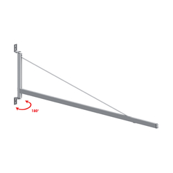 Nástěnná otočná ramena Sicoarms, délka ramene 2500 mm