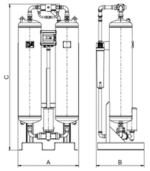 Adsorpční sušička  B-DRY 110